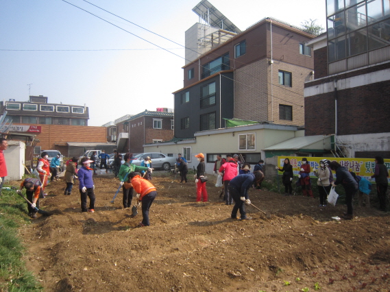 조원1동&#44; 사랑의 텃밭 조성